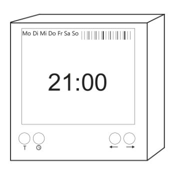 Programmierbare Zeitschaltuhr für regelmässiges und automatisches Lüften