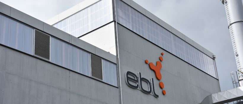 EBL Holzkraftwerk Wandverglasung